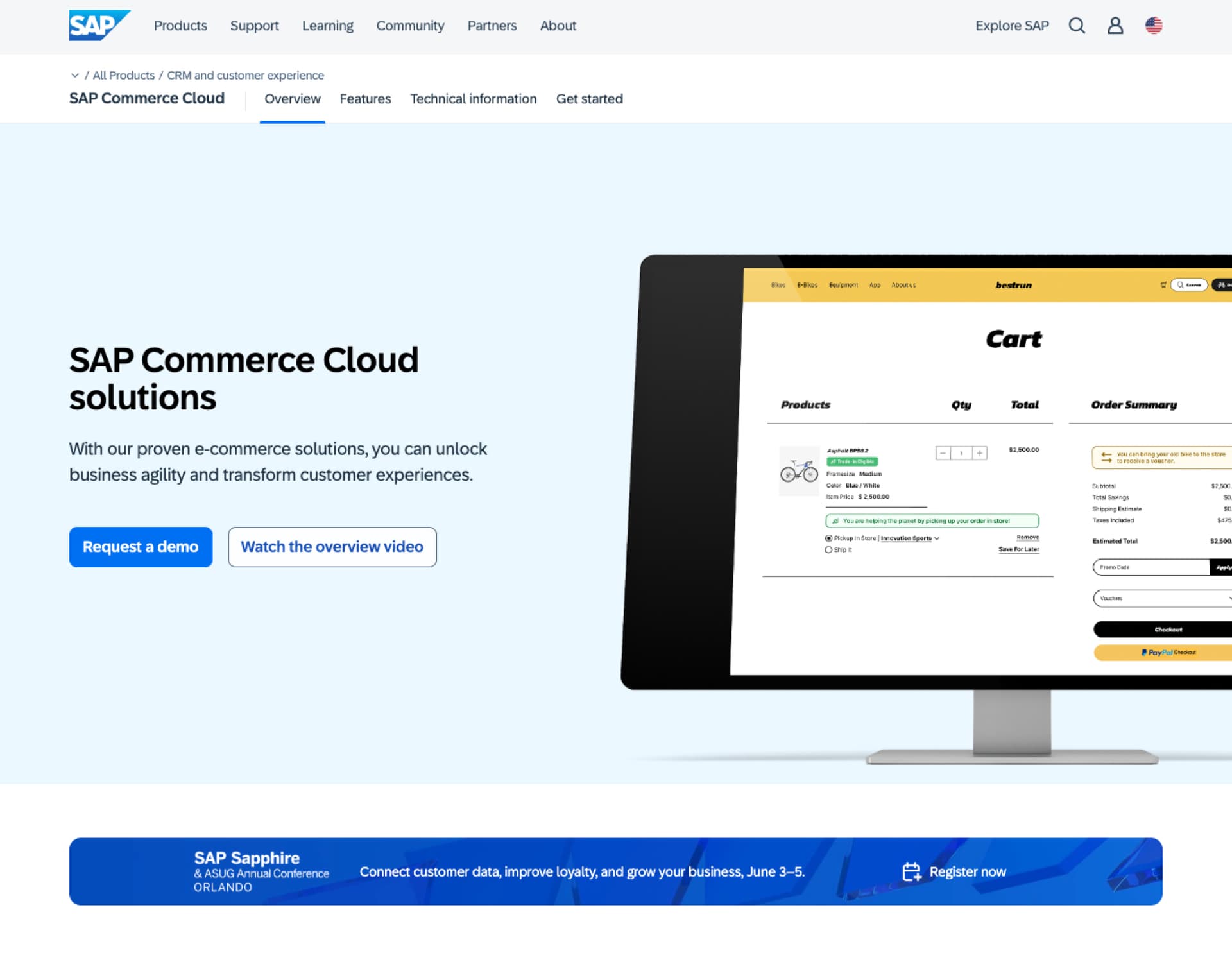 SAP Commerce Cloud Image